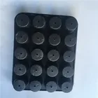 hot highlights seedling in styrofoam plant trays for planting