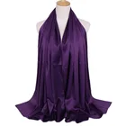 Long sparkle satin hijab keffiyeh arab scarf borong tudung vietnam