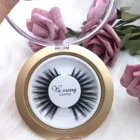 Best Sell Private Label Cruelty Free Eyelash Strip Double Layered 3D Eye Lashes Silk