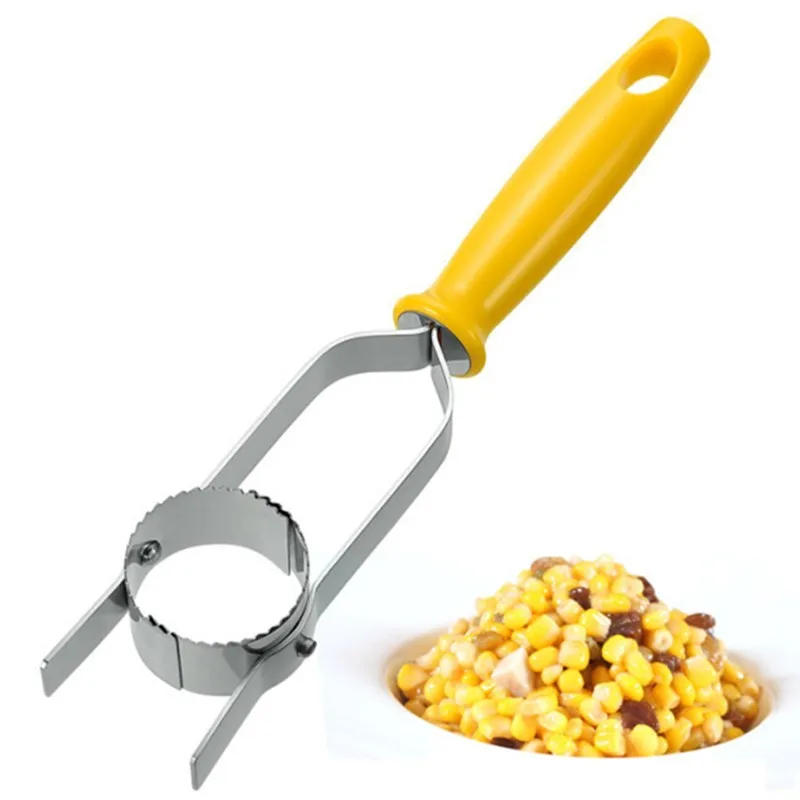 Creative Stainless Steel Corn Stripping Machine Vegetable Brush Cooking Tool Kitchen Helper Corn Shavings KC1542
