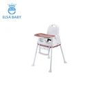 Best selling cheaper plastic high chair/ baby feeding chair with Wheel
