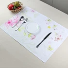 decorative cotton dinner table cloth mat fabric placemat