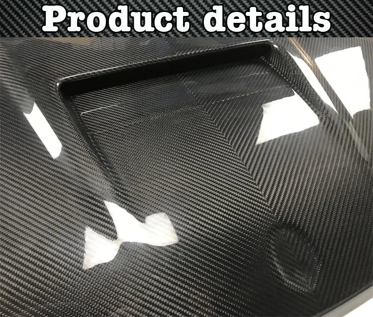 mansory style carbon fiber engine hood car front bonnet for