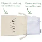 Cotton Bag CLOTH FABRIC NATURAL WHITE PRODUCE DUST WEBBING JEWELRY GIFT MUSLIN COTTON POUCH BAG