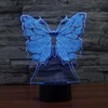 FS-3099 Butterfly Shape Desk Lamps Led Bedroom Light within 7 Colors Changing Light