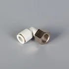 Hot selling plastic female thread 1/4 tube size quick connect fitting