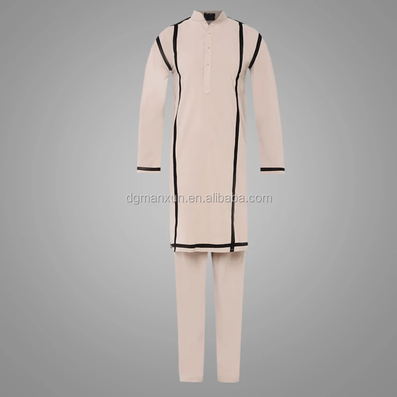 New Design Men Thobe Fashion Popular Muslim Men Suit Abaya Simple Style Turkey Abaya (5).jpg