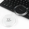 Wireless Charger Crystal Round Charging Pad for phone for Charging Station Dock