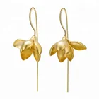 Flower Silver Dangle latest gold earring designs