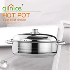 Multi-user stainless steel double bottom cookwares/induction cooking pot/kitchen cooking ware