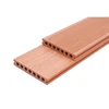 High quality Solid WPC decking Anti UV radiation resistant Full Solid decking Waterproof WPC outdoor decking floor wood grain