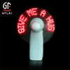 Halloween Decoration Battery Powered Portable Small Program LED Text Message Fan
