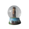 Chile custom made resin moai cheap souvenir snow globes
