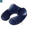 New Travel Pillow Inflatable Comfortable Soft Velvet Neck Pillow For Airplanes, Cars, Trains, Office Napping, Wheelchairs