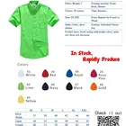 HOT SALES CUSTOM FASHIONABLE Short SLEEVES MEN'S SHIRT EMBROIDERY AND PRINTING LOGO