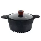 New design aluminum ceramic coating casserole Soup pot C-1524