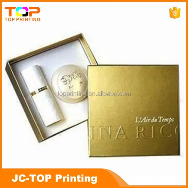 top quality cosmetic gift packaging paper box with inner blis