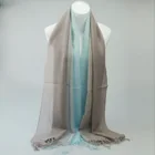2019 High quality solid color cashmere silk scarf wholesale pashmina shawl
