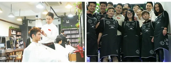 Smarthairカスタムプリントポリエステルケープサロン岬理髪岬 問屋・仕入れ・卸・卸売り