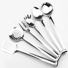 China Sold Stainless steel real kitchen wares scoop colander ladle non-stick cookware