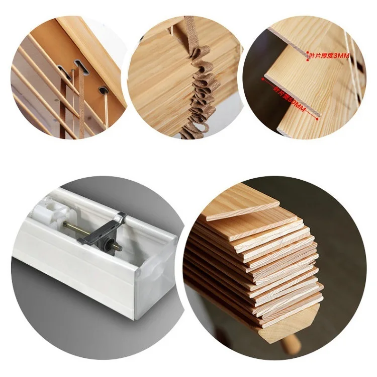 yulong factory price wholesale wooden blinds slats blades