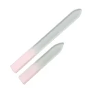 Customized Colour Promotional High Quality Etched Crystal Glass Nail File Beauty Tools