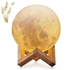 factory directly selling half glass wall moon light lamp