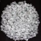 Wholesale Transparent/White Ornament Plastic Button/Buckle Accessory For Clogs Shoes/Bracelet