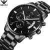 Wholesale Solid Stainless Steel Band Multi Function NIBOSI Mens Watch