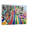 China manufactory long service life zebra handpainted oil painting pop art