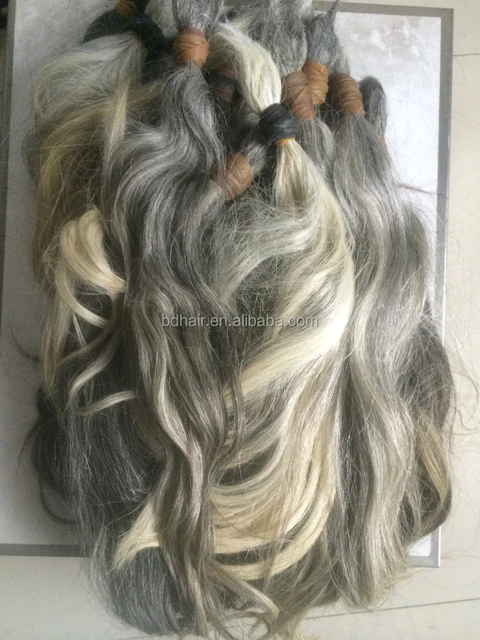 gray hair color photo