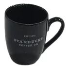 11OZ Wholesale Promotional Cheap Custom Ceramic Black Coffee Mug Cup With Logo