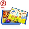 2016 new design Wooden educational toys magnetic fishing playsets box Packed