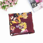 2019 Newest Custom Design Digital Printed Dress Decor Silk satin Scarf