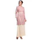 Latest False Two Piece Dress Print Jubah Modern Ethnic Muslim