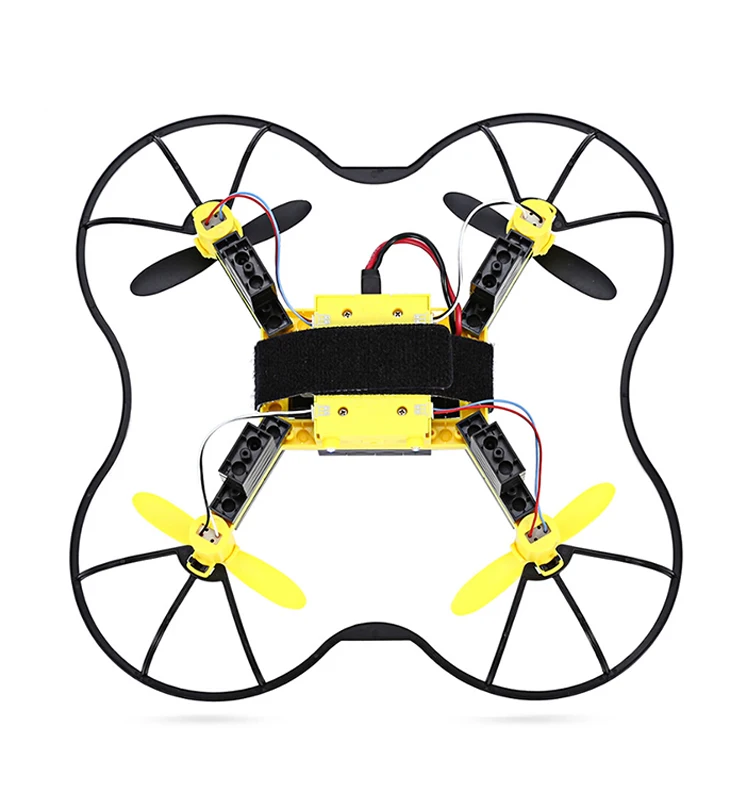 11. T11_Yellow_DIY_Building_Blocks_RC_Drone