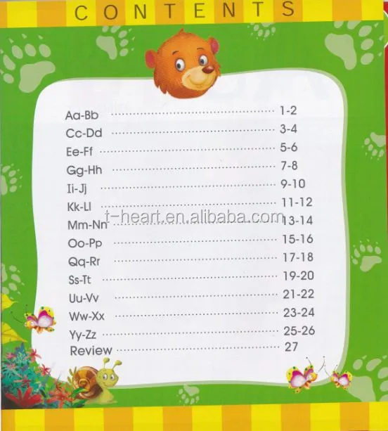 Colorful English audio ABC books with Talking pen for 2-6 years kids