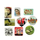 Logoson High Quality Souvenir Custom Tinplate Metal Rubber PVC Foil Fridge Magnets