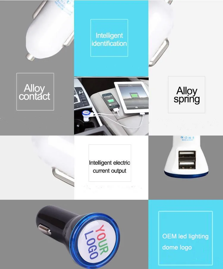 type c car charger aluminium