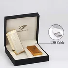 XY340805 Metal single arc rechargeable usb lighter for cigarette