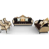 French Style Three Seater Classic Fabric