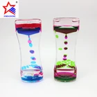 Beautiful Decorative 3 Colors Water Liquid Oil Sand Hourglass Motion Timer