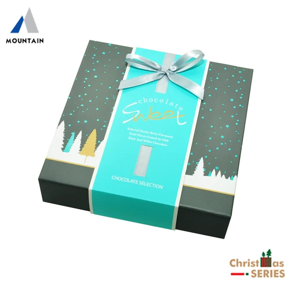 elegant luxury cardboard chocolate box/paper gift packaging with