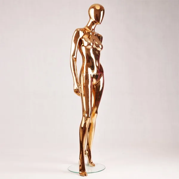 Female Chrome Gold Mannequin Manufacturer Buy Female Chrome Plating