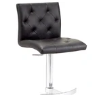 morfern french style pu seat bar stool chair with back