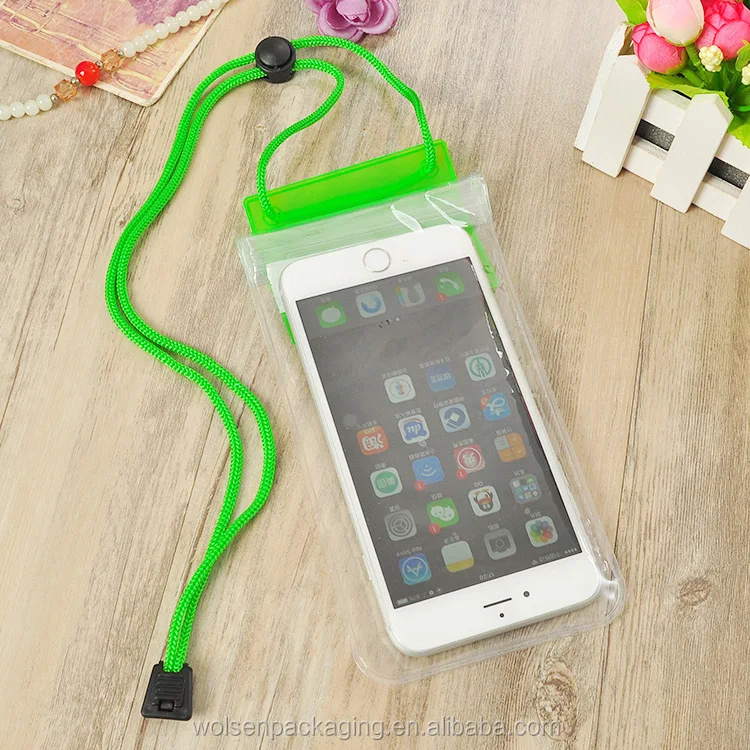 wholesale best selling multi colored pvc waterproof mobile phone