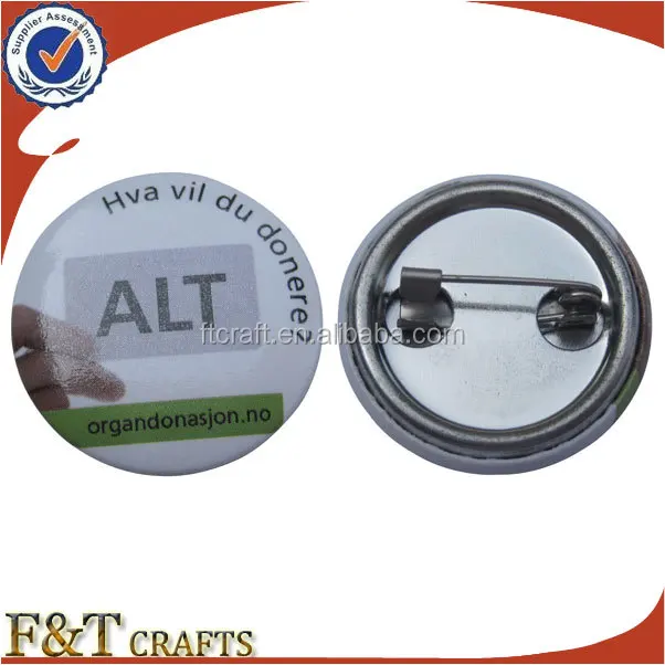 promotional gifts round lovely tin badge button pins with baby