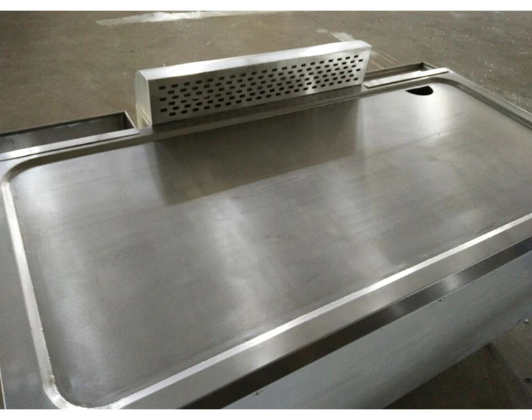 Restaurant Indoor Top Electrical Pan Stainless Steel Plate Electric Griddle Flat Grill Machine
