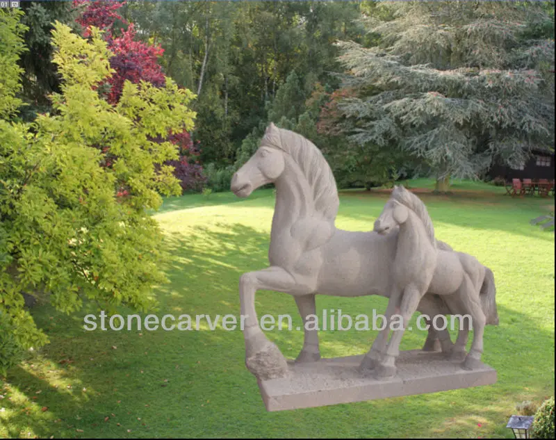Life Size Stone Horse Animal Statues For Sale, View stone horse, Stone