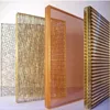 Security Decorative Wire Mesh Glass Metal Mesh Laminated Glass for sale